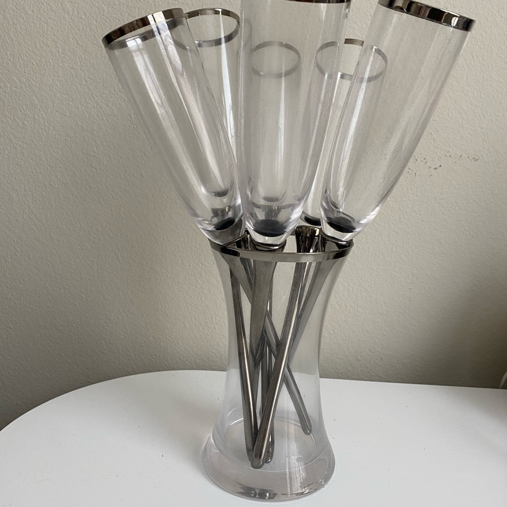 Z Gallerie Champagne Flute Toasters